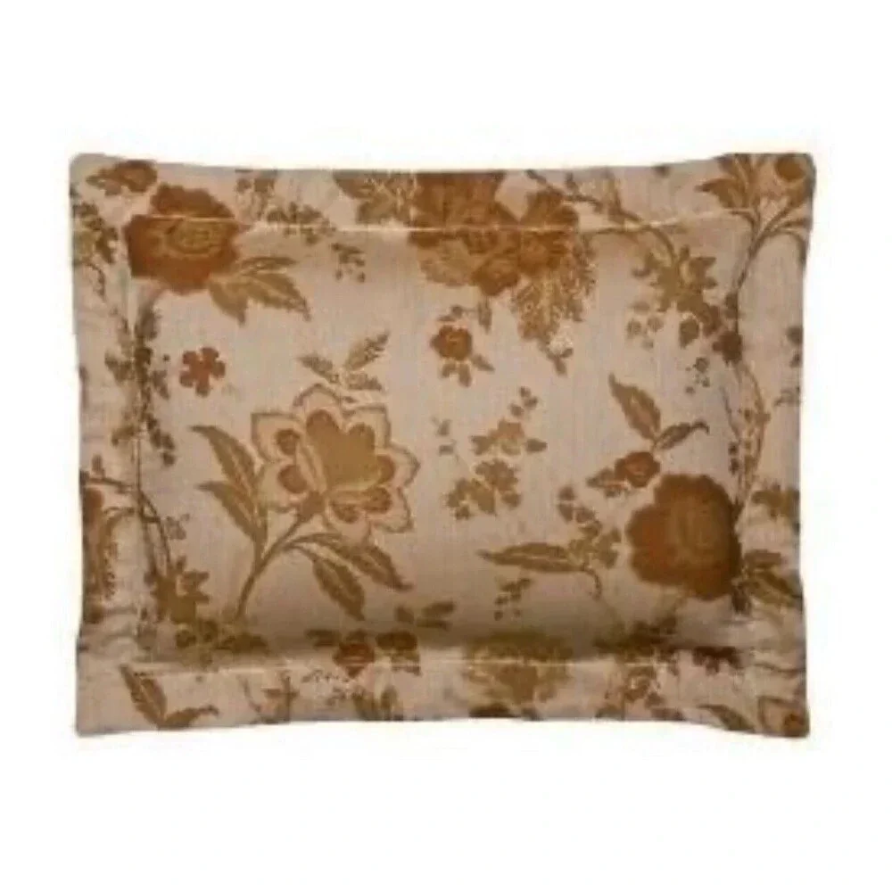 1 Fieldcrest Luxury Standard Pillow Sham Floral 20 in X 26 in